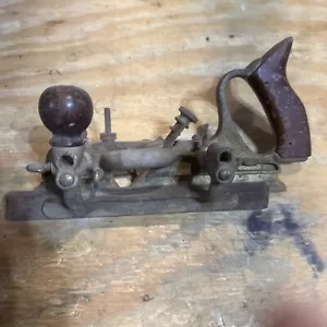 Stanley Sargent 45 antiker Holzhobel/Pflughobel gebraucht Made USA (Regal) - Bild 1 von 9