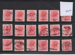GB - Machin - Wholesale - (864) 11p value x 18 copies - used - Picture 1 of 1