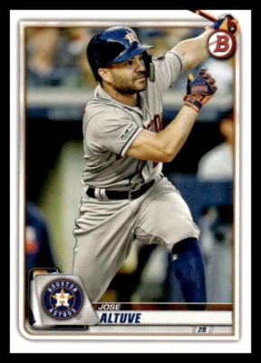 2020 Bowman  Jose Altuve #88 Houston Astros Baseball Card - Image 1 of 2