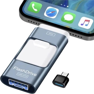 USB Stick 256GB Externer Speicher Fotodaten Backup 4 Funktion - Bild 1 von 2