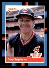 1988 Donruss #350 Cory Snyder Cleveland Indians Baseball card