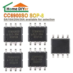 CC6900SO-5A/10A/20A/30A Hall Effect Current Sensor - SOP-8 Single Chip - Picture 1 of 7