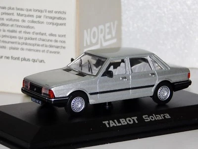 TALBOT SOLARA SILVER NOREV 580021 1/43 - Image 1 of 4