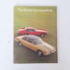 Vintage Jaguar Mercedes Luxary Car Comparison Booklet Brochure