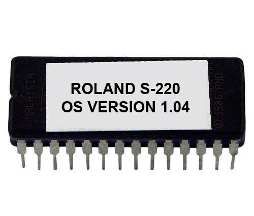 Roland S-220 Version 1.04 Firmware OS Update Upgrade Eprom S220 Sampler ROM - Bild 1 von 1
