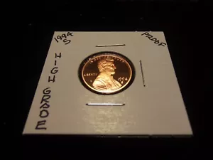 *1994 S PROOF DCAM Lincoln Cent From US Mint Proof Set* - Picture 1 of 2