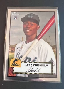 Jazz Chisholm 2021 Topps Chrome Platinum Anniversary #7 RC Miami Marlins - Picture 1 of 2