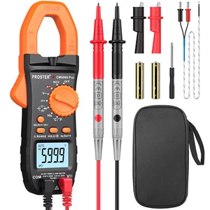 PROSTER Digital Clamp Meter AC Current AC/DC Voltage Multimeter Resistance Diode - Picture 1 of 11