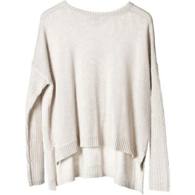 Suéter Barato Monday Fuyu Mezcla Lana en Beige Talla XS Foto 1 de 4