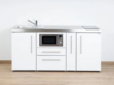 Stengel Miniküche MPM 180A,KMG   mit Kühlschrank, Mikrowelle,Glaskeramikkochfeld - Bild 1 von 4