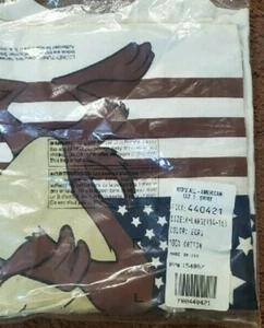 Vintage 1997 Taz Shirt XL (14-16) Flag Looney-Tunes Kids Youth. Brand new sealed - Picture 1 of 2