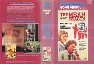 THE MEAN SEASON (1) / AUSTRALIAN VIDEO SLEEVE / ROADSHOW VIDEO LABEL - Picture 1 of 2