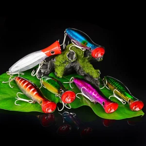 125mm Popper Fishing Lure Topwater Stick Bait Lures Pencil Surface Lure 42.5g - Bild 1 von 12