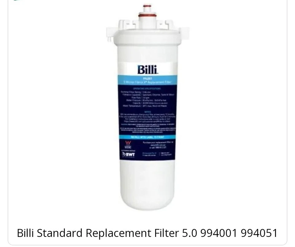 Genuine Billi Replacement 994051 Filter - Image 1 of 1