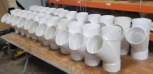 4" & 6" PVC (SDR) Pipe Fittings, 850 pieces (plus other misc fittings) N.E. Ohio - Picture 1 of 12
