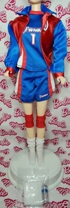 Vintage 1998 Barbie Doll Fashion WNBA Basketball Outfit & Accessories No Shoes - Picture 1 of 5