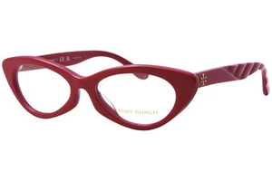 Tory Burch TY2127U 1893 Eyeglasses Frame Women's Tory Red Full Rim Cat Eye 52mm - Picture 1 of 4