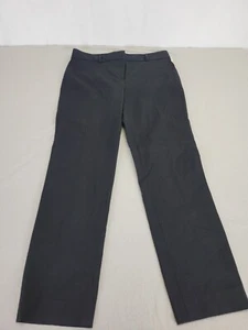 The Limited Slacks Size 8 Waist 32” Inseam 28” Mid Rise Straight Black NWT - Picture 1 of 13