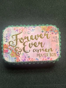 Natural Life Forever & Ever Prayer Box Tin with Pad & Pen NEW - Picture 1 of 3