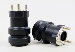 Set Mit Schwarz 50mm x 115mm Lang Kart Heck Naben - Bild 1 von 3