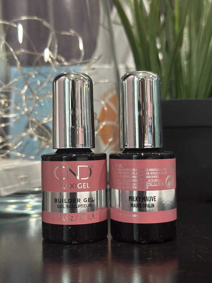 Constructor de plexigel por CND para mujer - gel de 0,5 oz - malva lechosa Foto 1 de 1