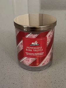 Bath and Body Works Milk Bar Pfefferminzrinde Trüffel Eindocht Kerze - Bild 1 von 2