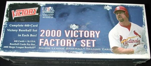 Juego de 440 cartas de béisbol Upper Deck Victory 2000 sellado de fábrica con 26 béisbol de EE. UU. - Imagen 1 de 1
