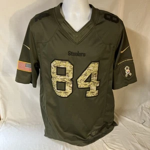 Nike NFL Antonio Brown Pittsburgh Steelers Salute To Service Jersey #84 Large FS - Picture 1 of 13