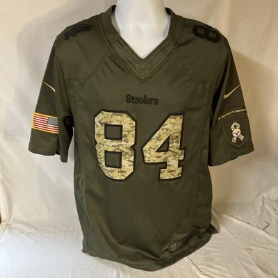 Футболка Nike NFL Antonio Brown Pittsburgh Steelers Salute To Service No84 большая быстрая доставка - Изображение 1 из 4