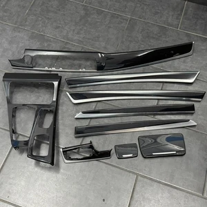 Molduras decorativas BMW F10 F11 VFL molduras decorativas molduras interiores negro brillante - Imagen 1 de 24