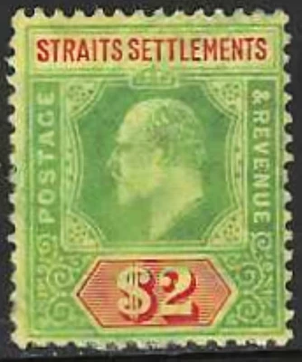 Straits Settlements (Malaya-British) 1909   #126   M/H, Fine,  FOG  King Edward - Image 1 of 2