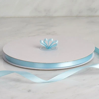 3/8" x 100 yards Single Side Satin Ribbon Wedding Favors Crafts Decorations - Image 1 of 2