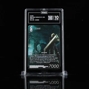 TAG 10 CLOUD 2020 FINAL FANTASY OPUS XI #11-127L FULL ART LEGEND - Picture 1 of 2