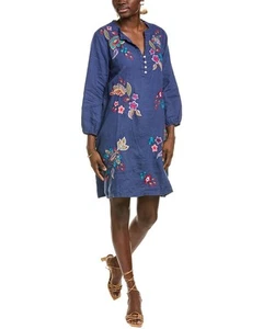 Johnny Was Ethal Linen Shift Dress Women's - Picture 1 of 7