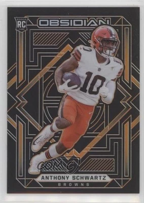 2021 Panini Obsidian Rookies Electric Etch Orange /75 Anthony Schwartz Rookie RC - Image 1 of 2