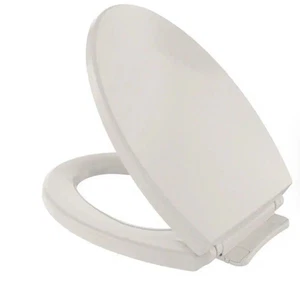 TOTO SS114#12 Sedona Beige Elongated Soft Close Toilet Seat Brand New - Picture 1 of 6