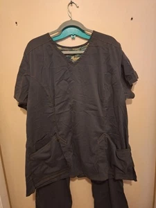 Dickies Gray Scrub Set Size 3x - Picture 1 of 2