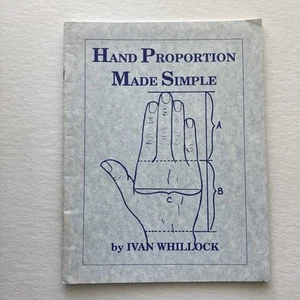 Hand Proportion Made Simple by Ivan Whillock 36pg Booklet Copyright 2000 - Picture 1 of 5
