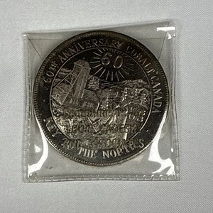 CNA Canada 60th Anniversary Key To The North 1903-1963 Silver Cobalt Round - Picture 1 of 11