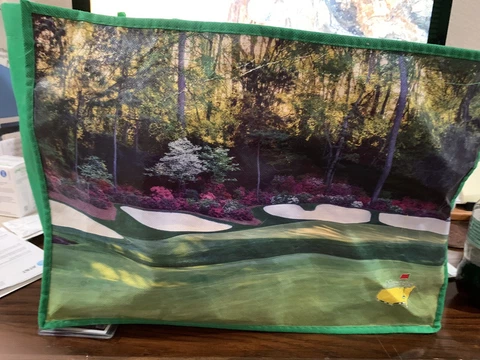 Masters Golf Berckmans Place Augusta National 13th Hole Picture Tote Bag Cover