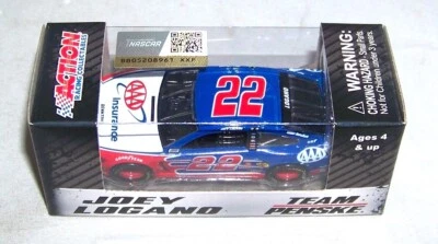 1:64 Acción 2019 #22 AAA Insurance Penske Ford Mustang Joey Logano Nuevo en caja Foto 1 de 3