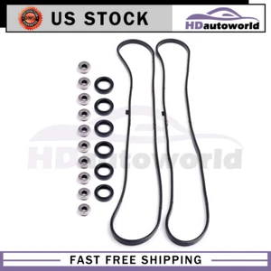 Valve Cover Gasket Set For Honda Odyssey Pilot For Acura CL TL MDX 3.5L 3.2L - Picture 1 of 2