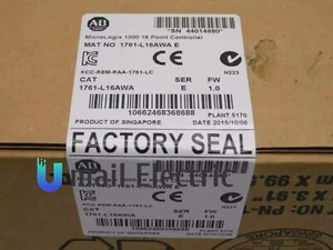 New Factory Sealed AB 1761-L16AWA SER E MicroLogix 1000 16 Point Controller - Picture 1 of 7