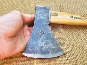 RARE Waffen Stamp!  "TIME"  WWII GERMAN AXE HATCHET VINTAGE BUSHCRAFT FOREST - Picture 1 of 15