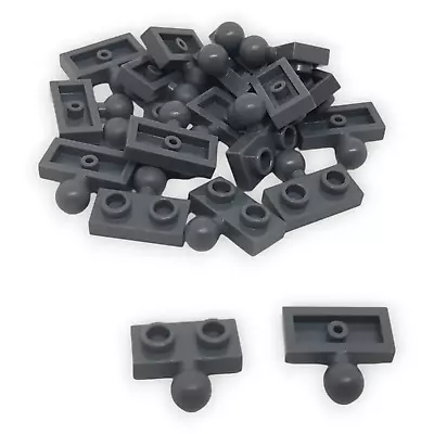 20x LEGO 14417 Platte 1x2 mit Kugelkopf dunkelgrau dark bluish Gray Teil Neuware - Bild 1 von 3