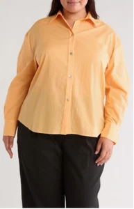 Vince Sculpted Voile Button-Up Shirt (size 1X) - Picture 1 of 2