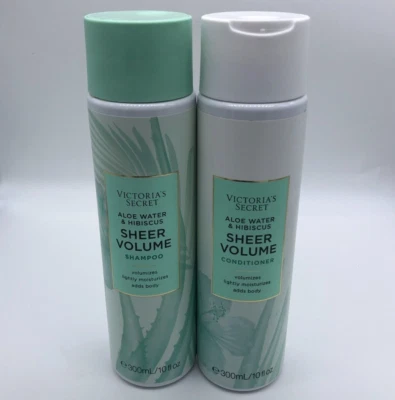 Juego de champú y acondicionador de agua e hibisco de aloe de volumen puro Victoria's Secret Foto 1 de 3
