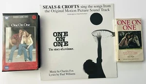 One On One 1977 Movie VHS/Sealed Vinyl Soundtrack/Movie Tie In Paperback - Picture 1 of 8