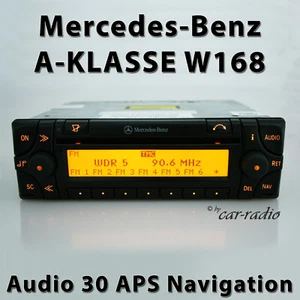 Original Mercedes W168 Navigationssystem Audio 30 APS Becker A-Klasse V168 Radio - Bild 1 von 10