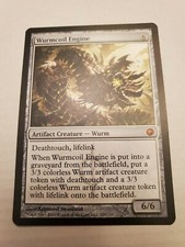 WURMCOIL ENGINE-SCARS OF MIRRODIN EDITION. MAGIC THE GATHERING CARD
